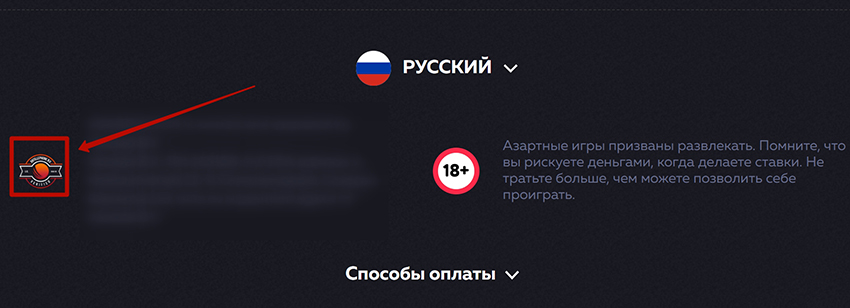 Логотип игорной комиссии